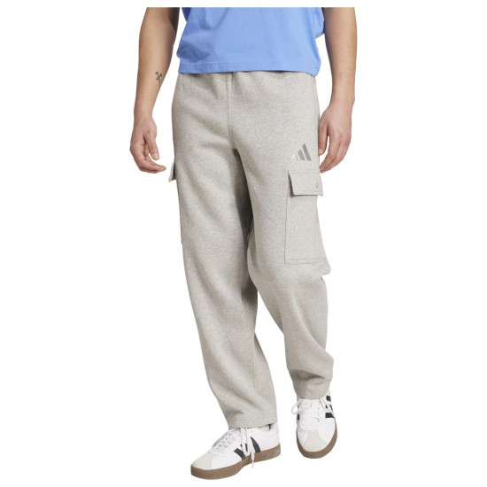 Adidas Ανδρικό παντελόνι φόρμας All SZN Fleece Loose Cargo Open Hem Pants